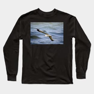 Gull, wind and waves Long Sleeve T-Shirt